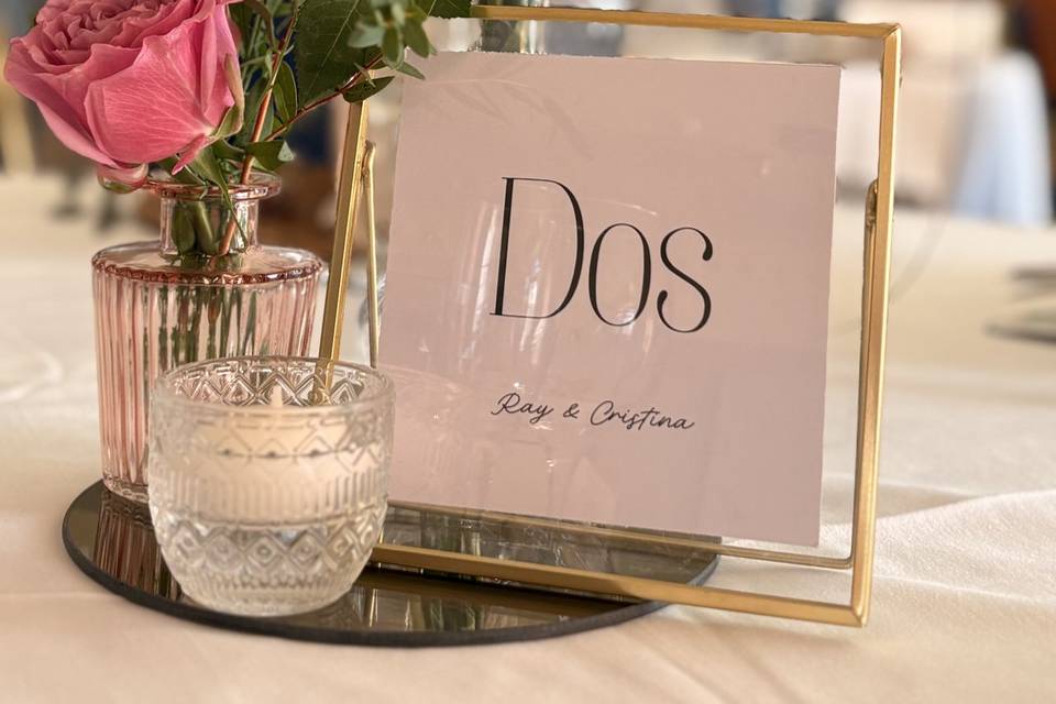 Decoración de mesas