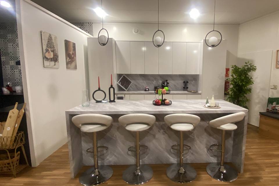 Cocina con isla