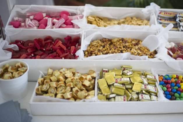 Carro de chuches boda