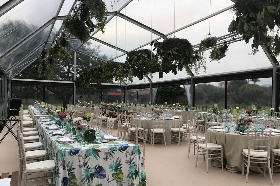 Boda en carpa