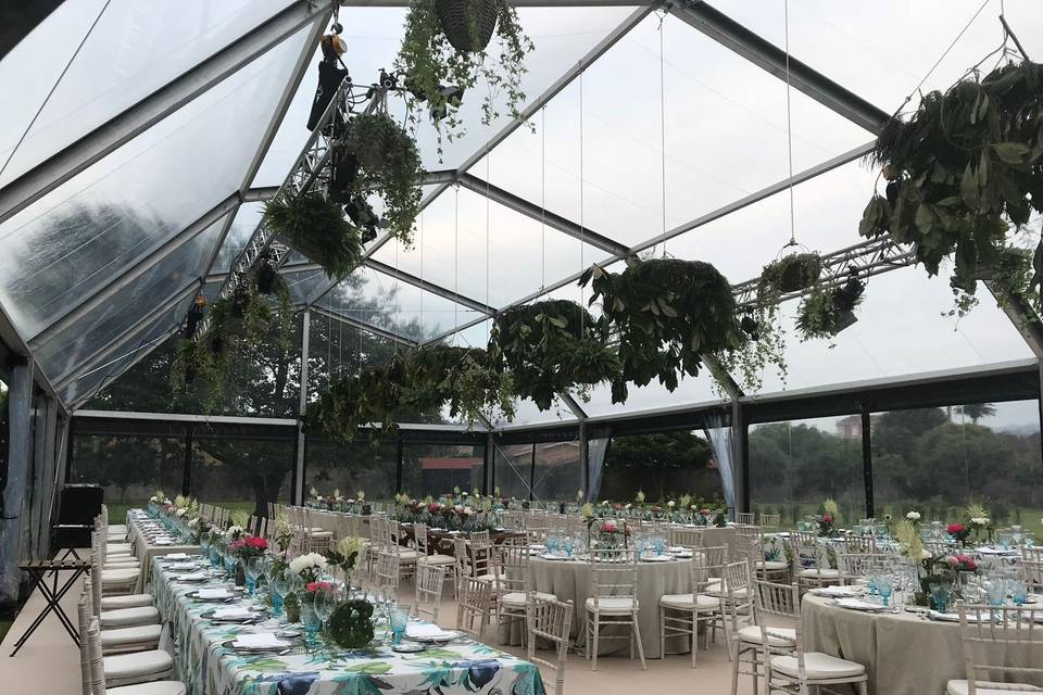 Boda en carpa