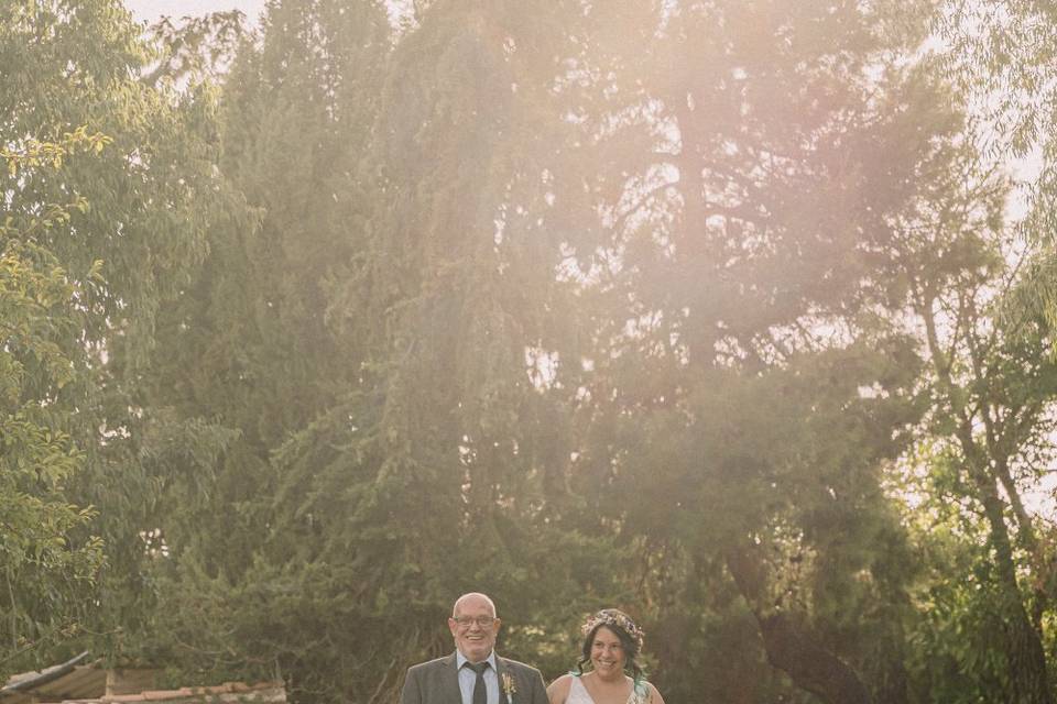 La entrada de la novia