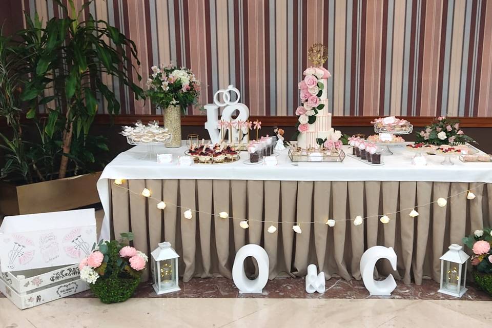 Mesa dulce de boda