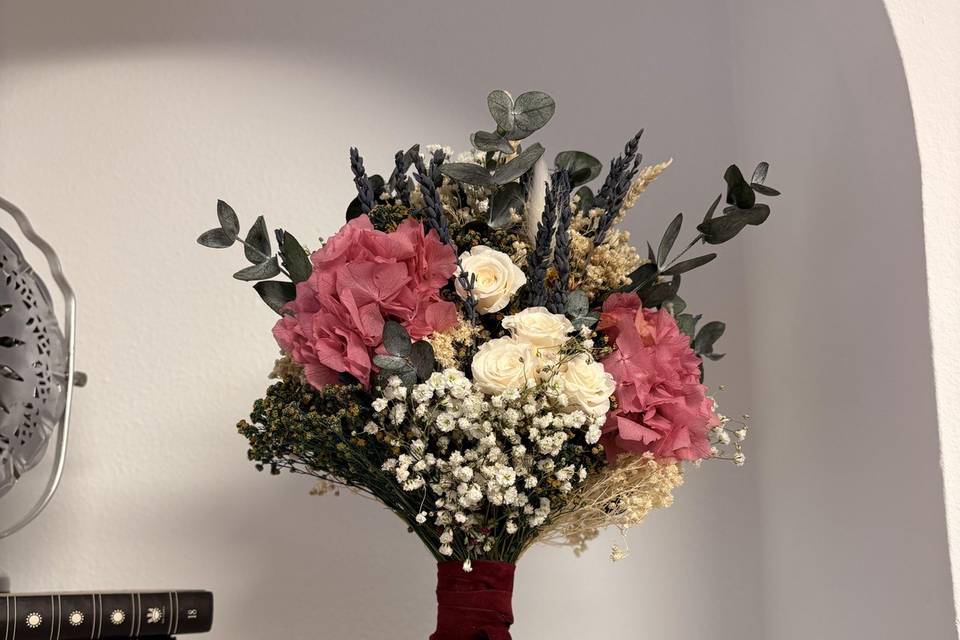 Ramo preservado hortensias
