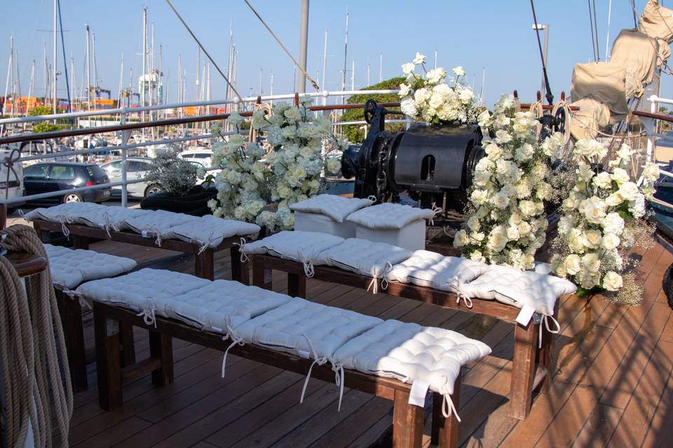 Ceremonia en el mar