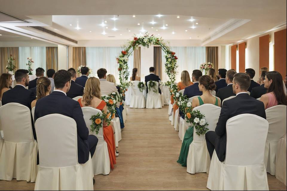 Ceremonia en salón privado