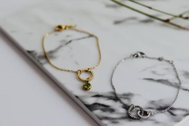 Pulsera de cadena de circonitas