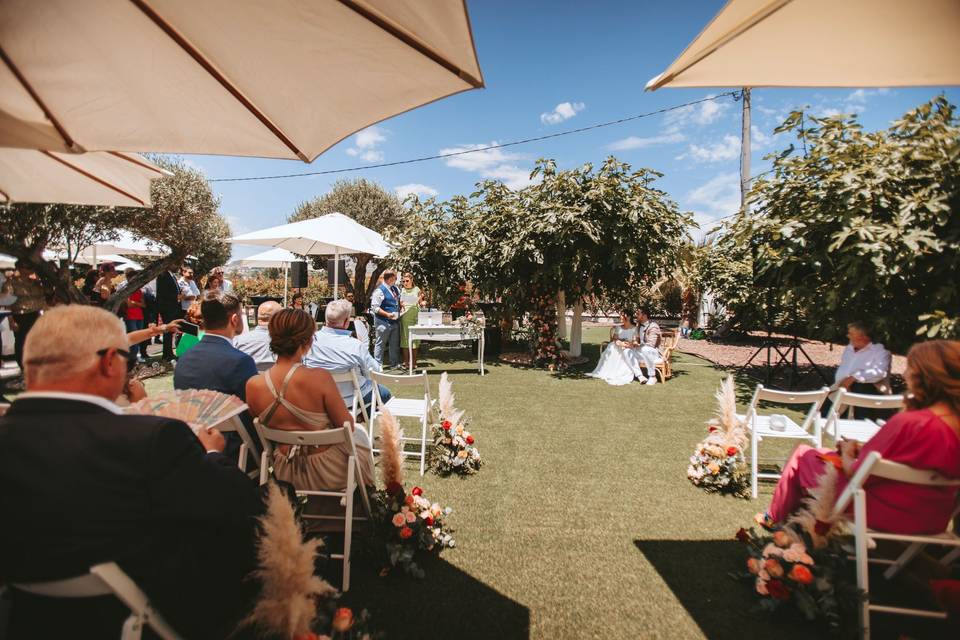 Ceremonia al aire libre