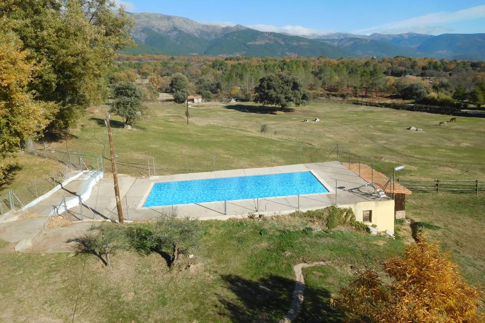 Las vistas desde la piscina