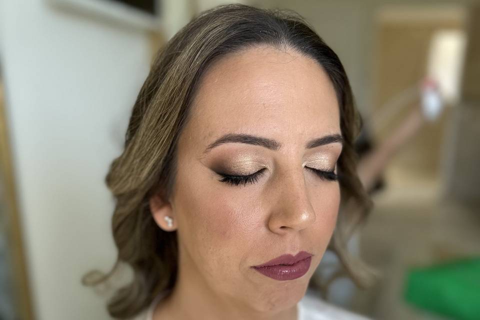 Maquillaje champán