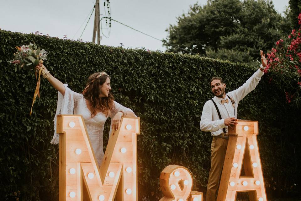 Decorado de la boda