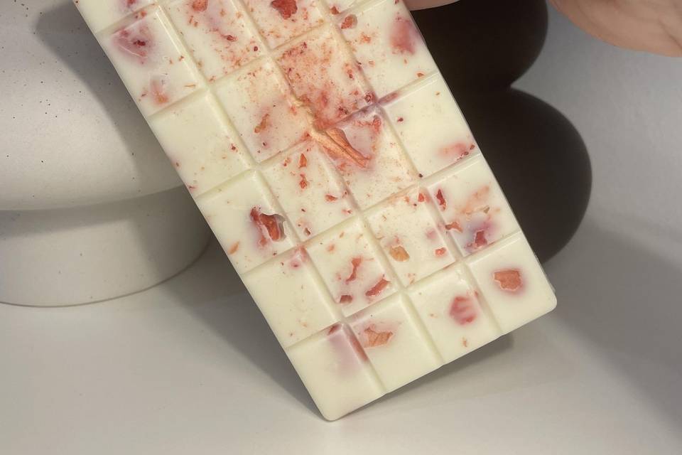 Tableta WAX decorada fresas na