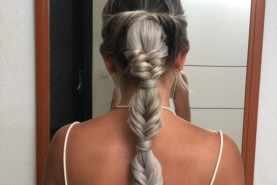 Recogido en trenza