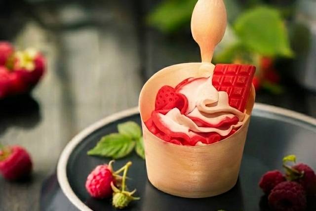 Mini fresas con nata