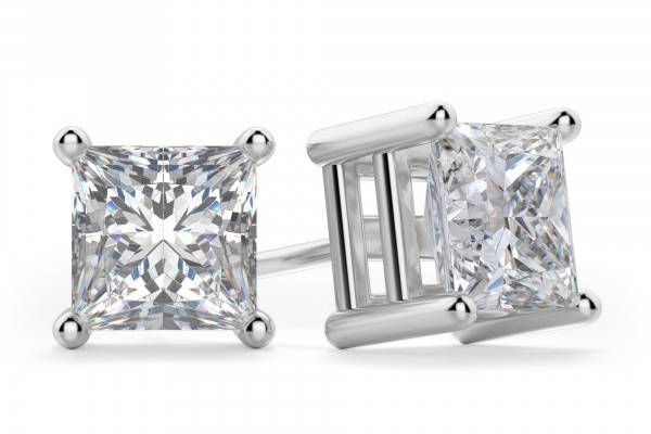 Pendientes de diamantes