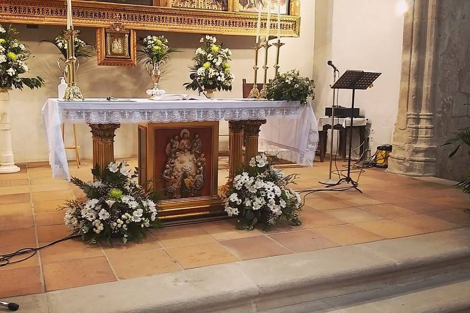 Decoración del altar