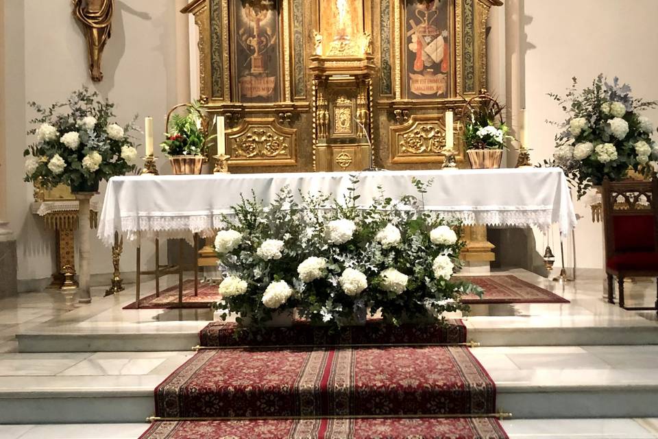 Decoraciçon de altar