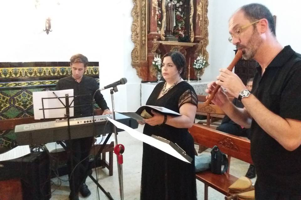 Trío soprano, flauta y piano