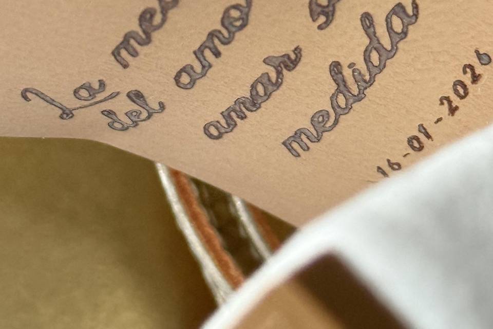 Personalización Suela