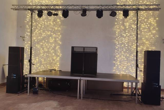 Equipo sonido boda