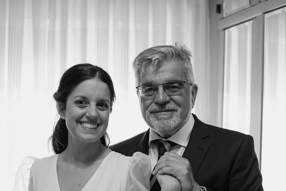 Berta y su padre