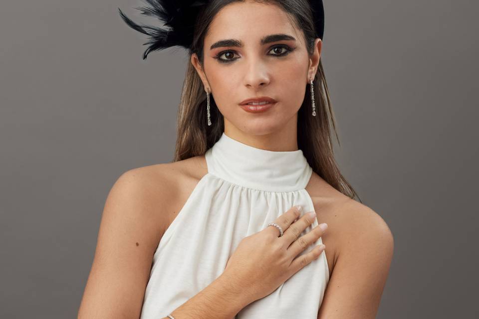 Diadema boda de noche