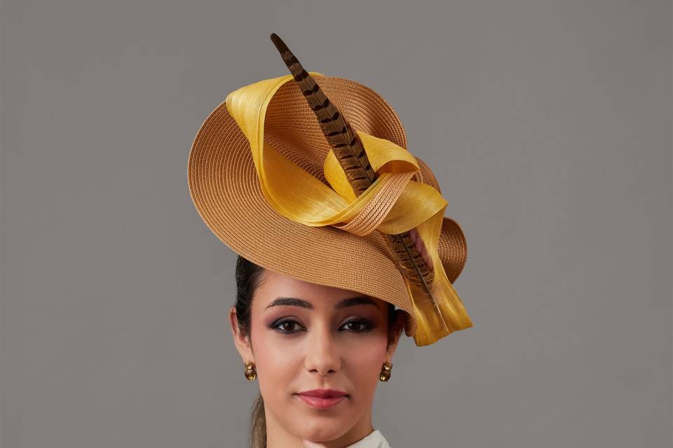Sombrero boda elegante