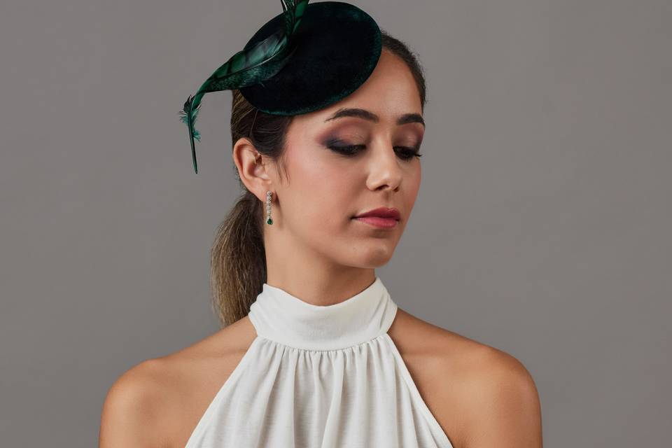 Tocado boda de invierno