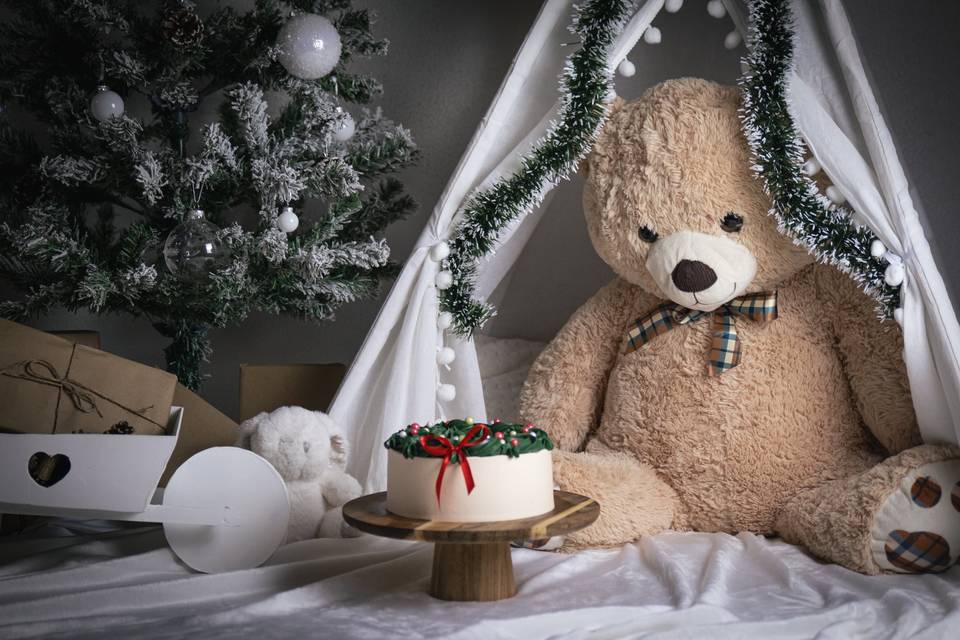 Sesión Smash Cake Navidad
