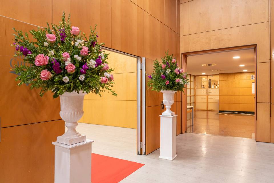 Entrada para la ceremonia