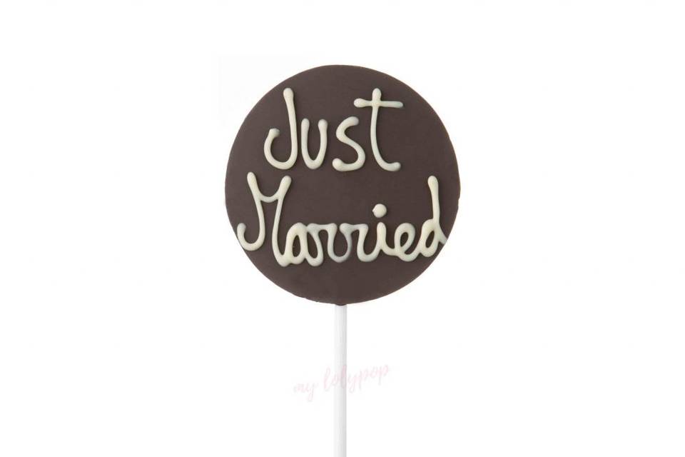 Piruleta de chocolate