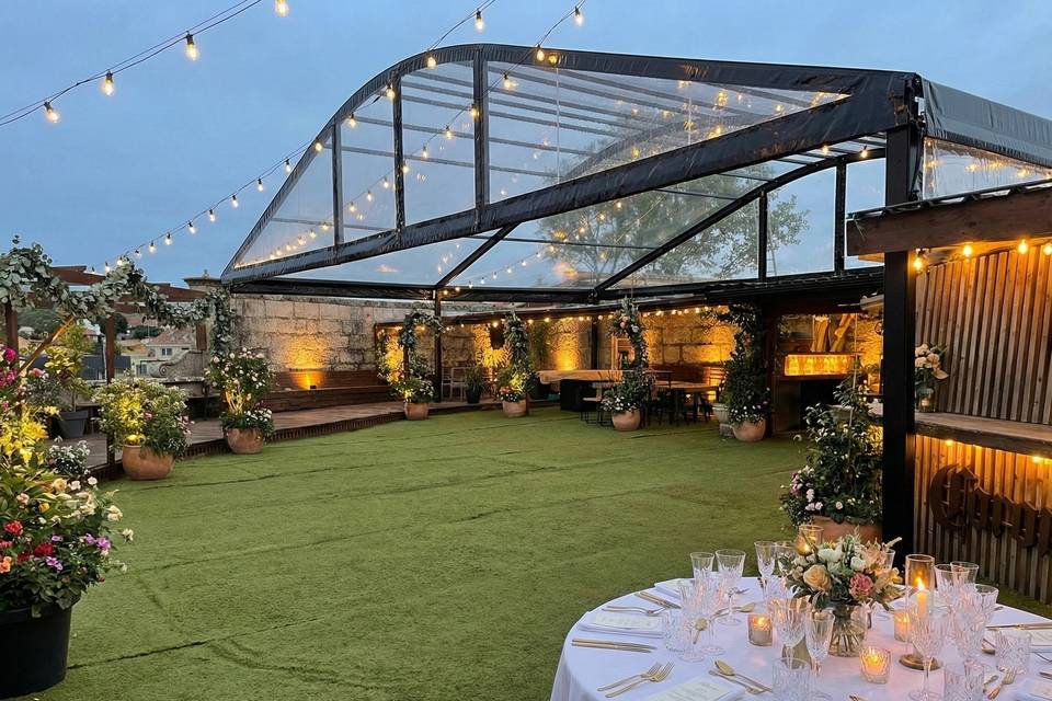 Carpa con moderno diseño