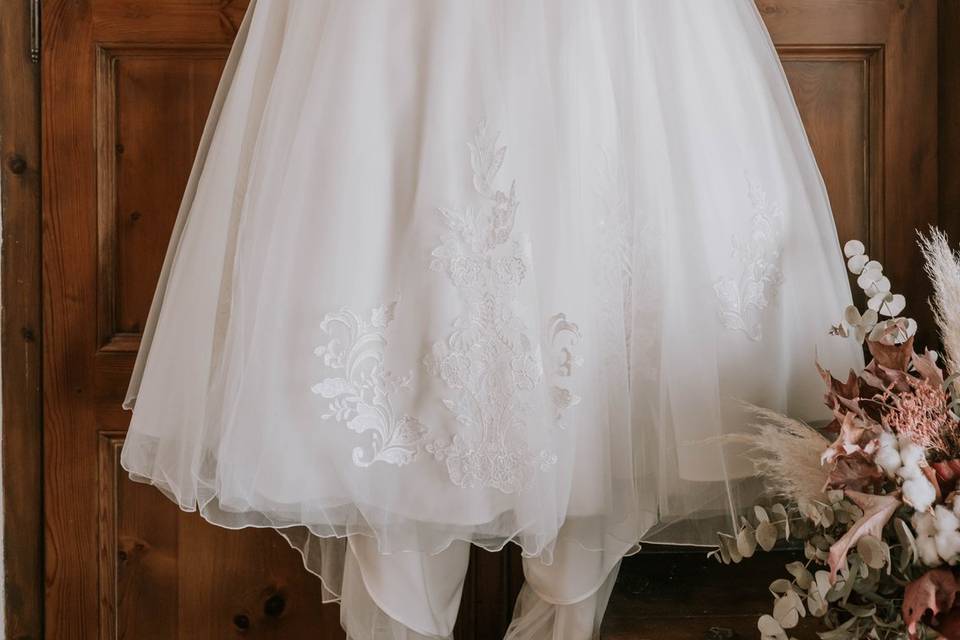Vestido de novia, ca n'Alzina