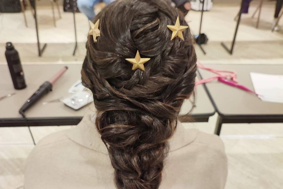 Trenza de novia