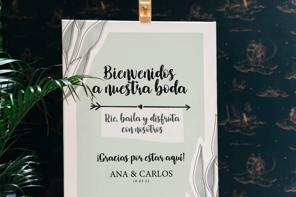 Carteles de bienvenida