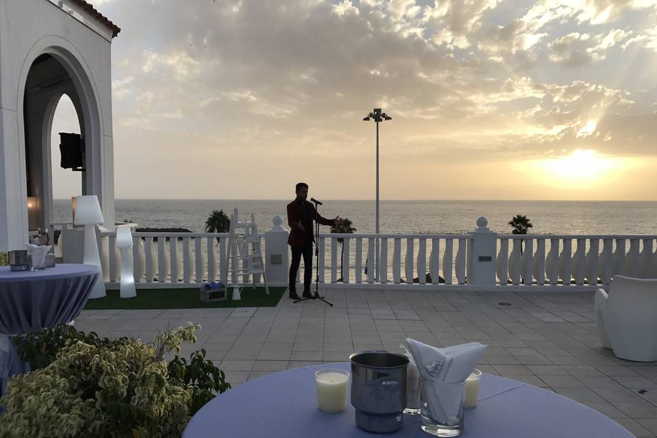 Ceremonia con vistas al mar