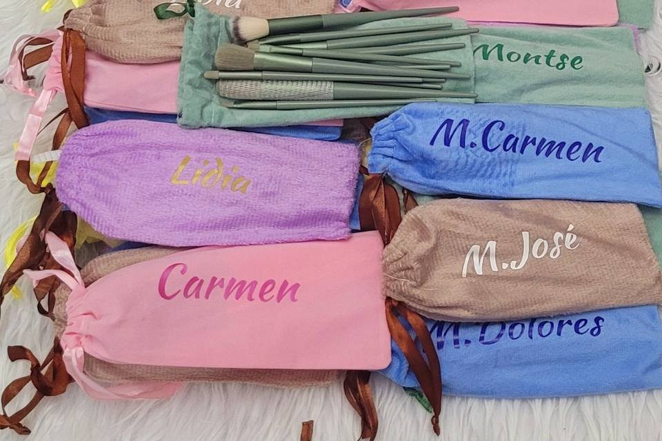 Bolsa brochas personalizadas