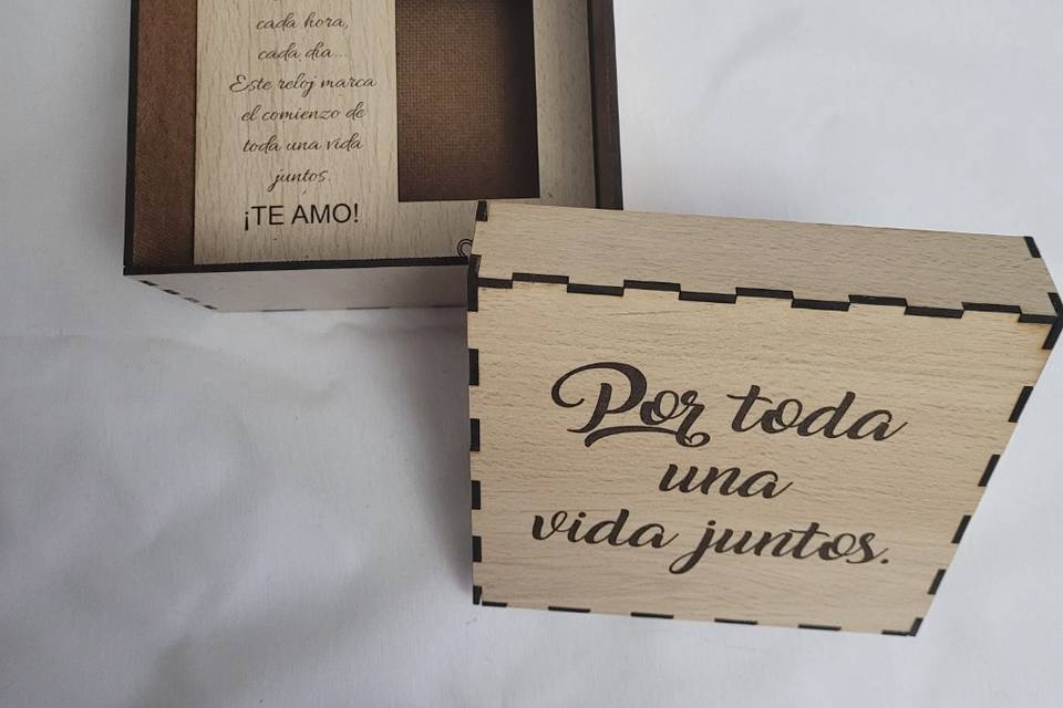 Caja personalizada para reloj