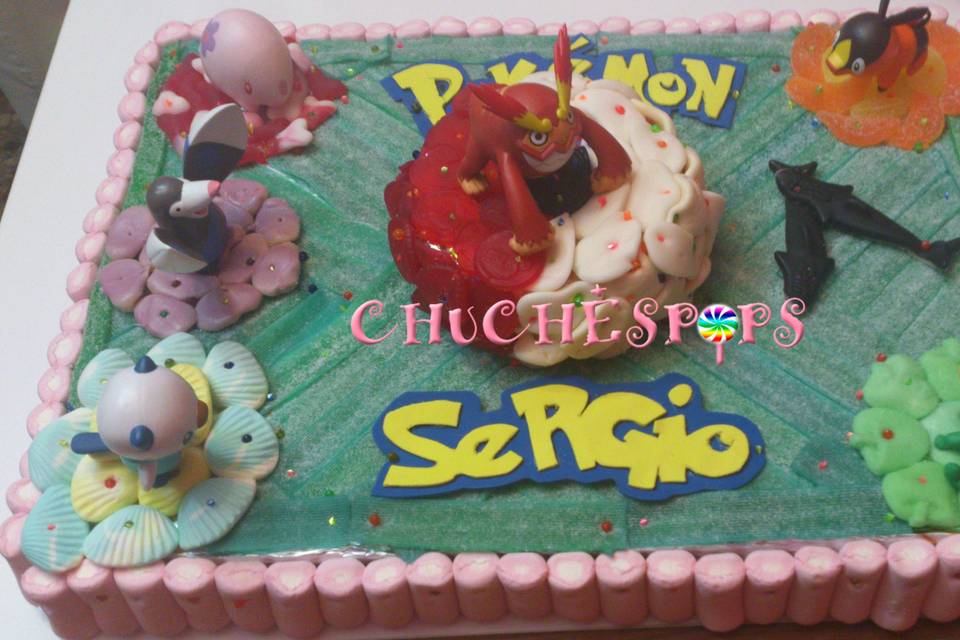 Tarta chuches Pokemon