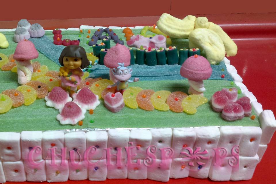 Tarta chuches, Dora Exploradora