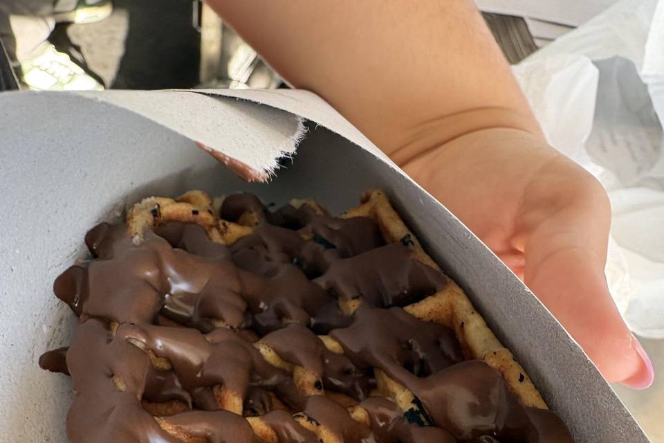 Gofre de nutella