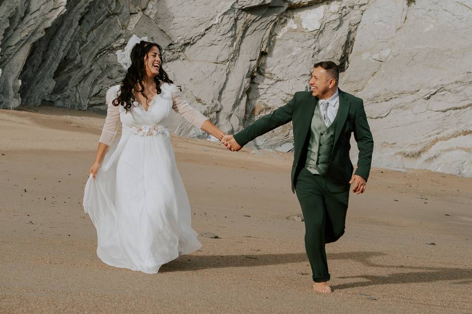 Boda en País Vasco en playa