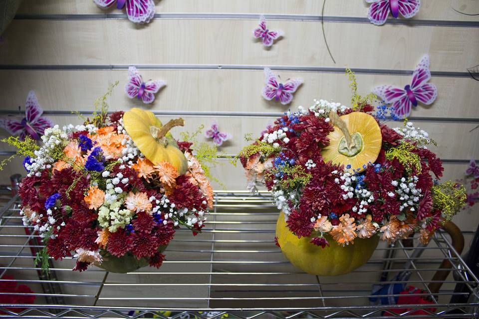 Bouquet de alstromerias, azuzenas, static y paniculata