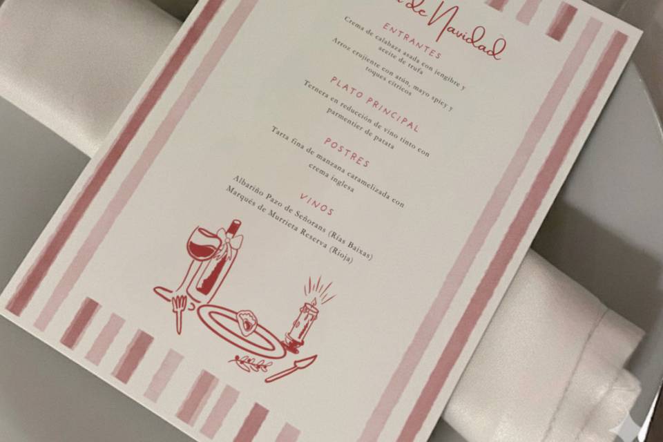 Menú de navidad