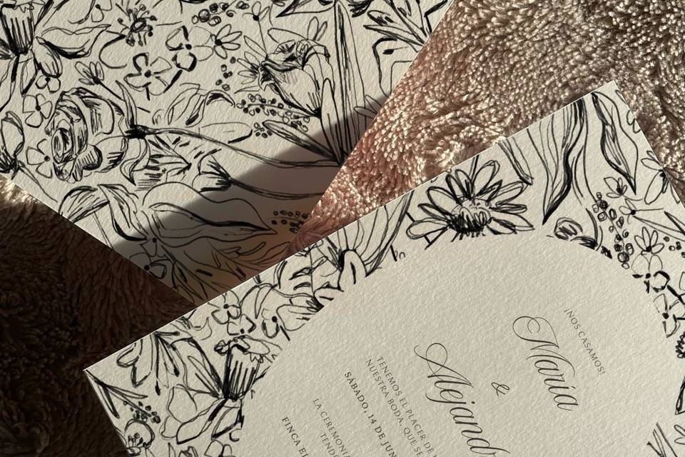 Ilustraciones de boda