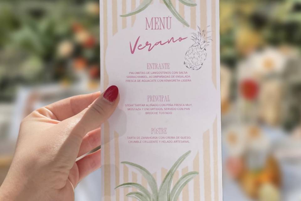 Menú