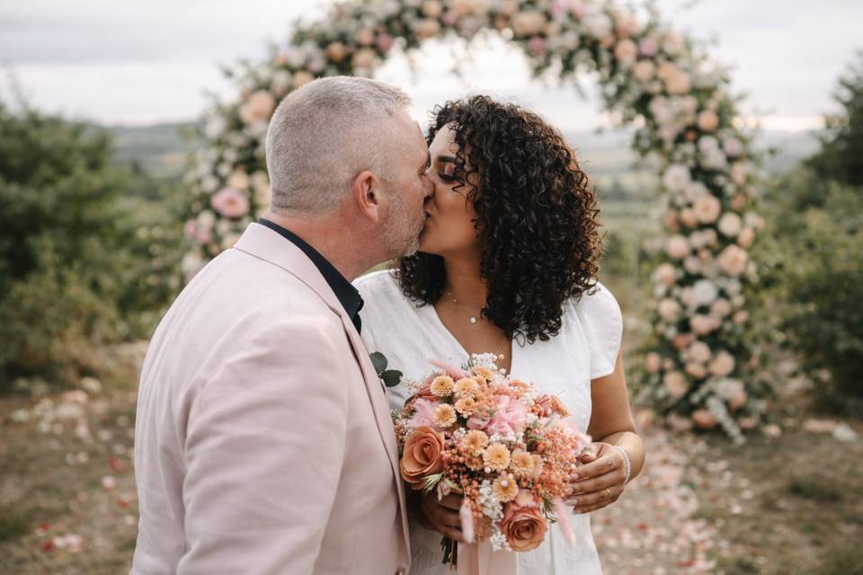 Intimate Wedding Moment