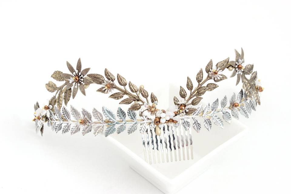 Peineta joya completa