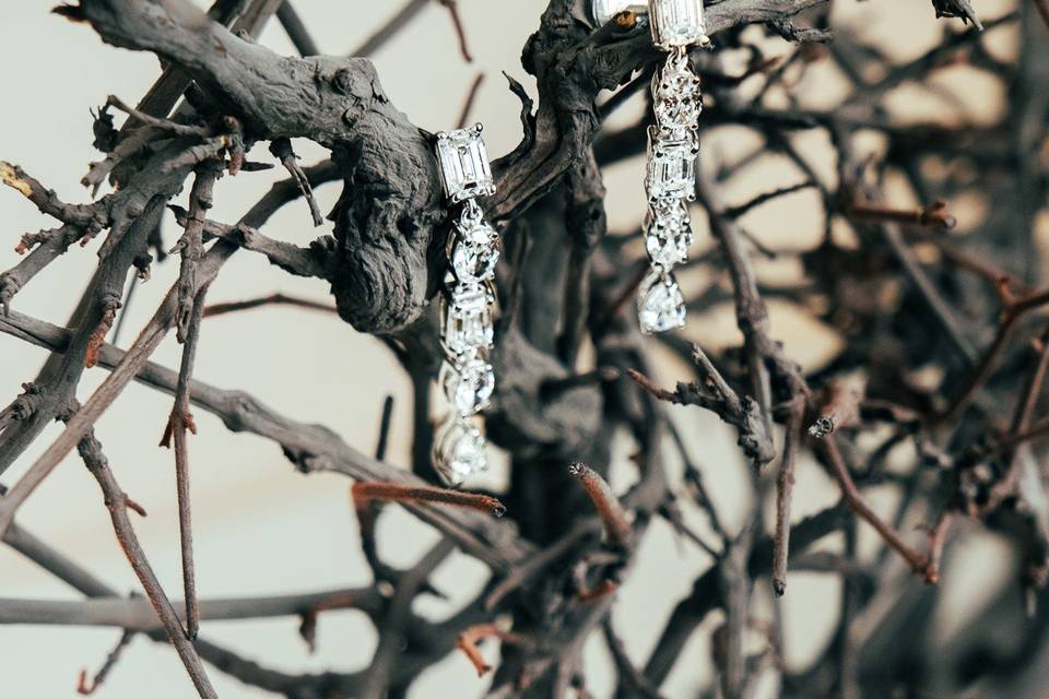 Pendientes diamantes