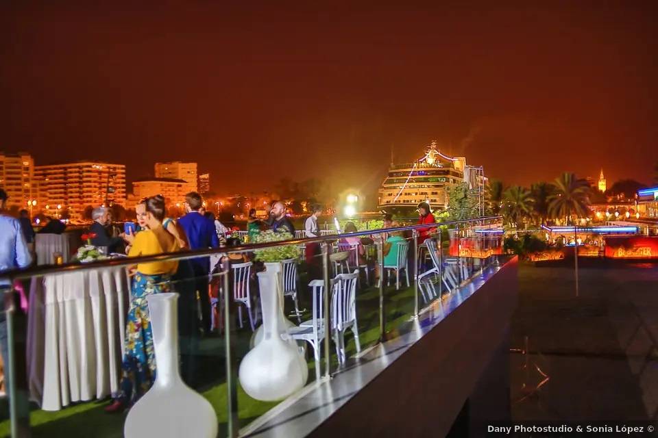 Copa de bienvenida terraza